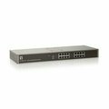 Swe-Tech 3C 16 Port 10/100/1000 Gigabit Ethernet Switch, Matte Grey FWT71X6-00416